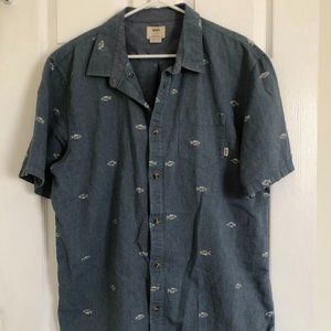 Vans Casual Short Sleeve Button Down, XL